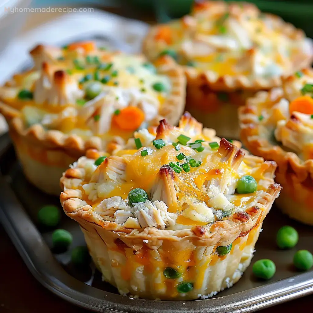 Mini Chicken Pot Pies Muffins