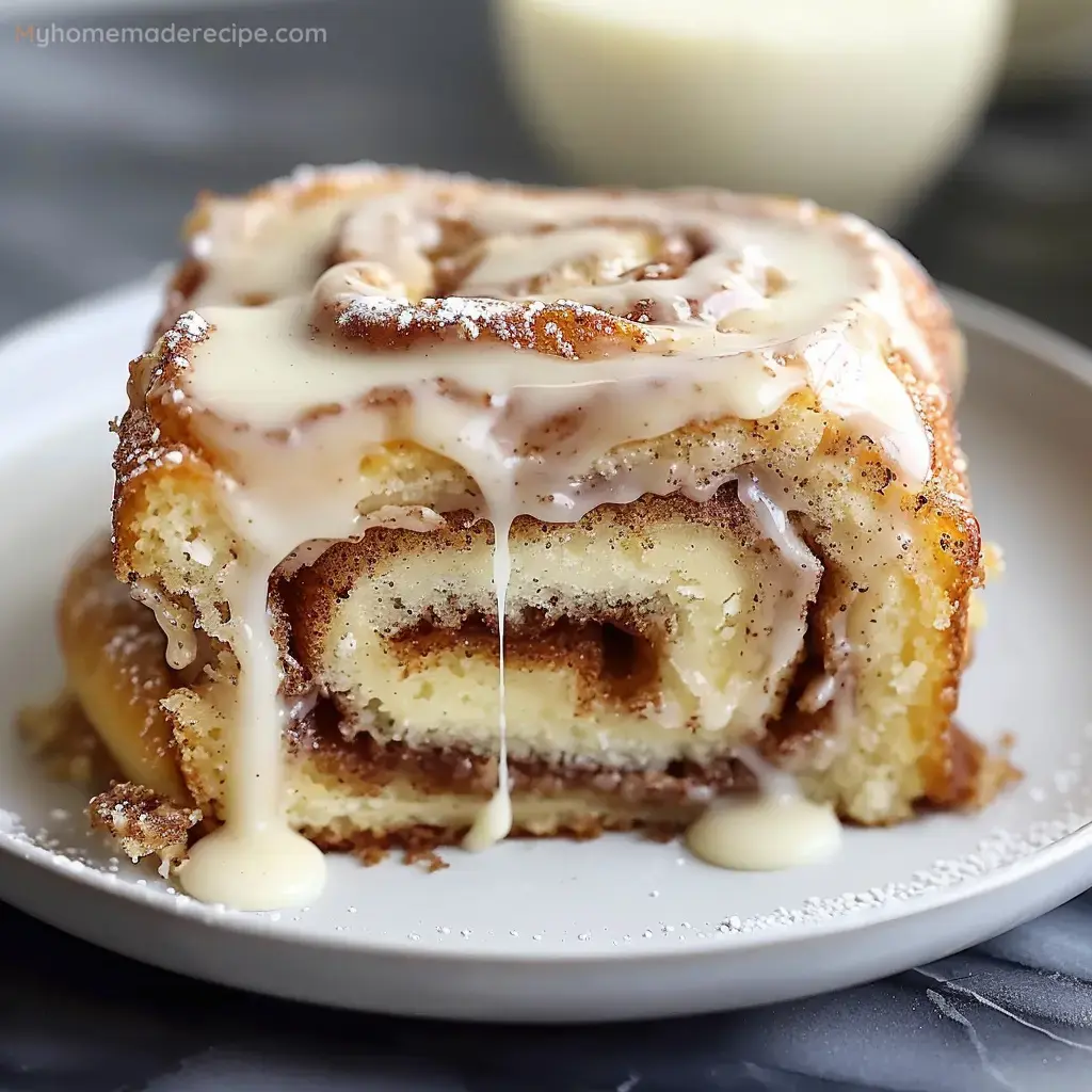 Cinnamon Roll Cake