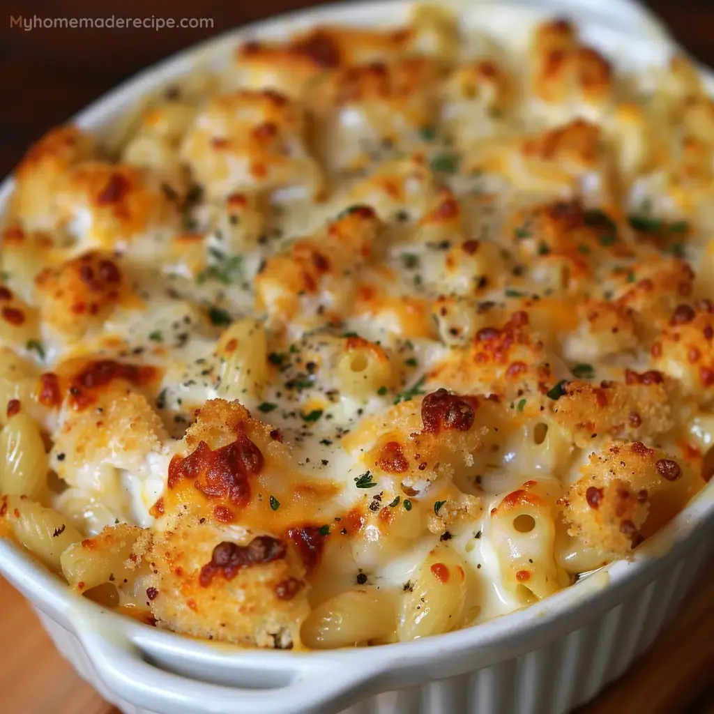 Chicken Parmesan Mac and Cheese