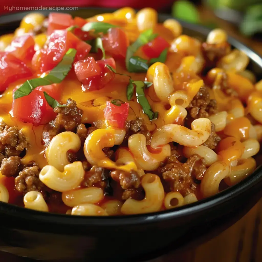 Taco Macaroni and Cheese Fiesta