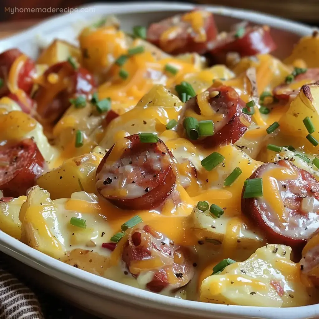 Cheesy Ranch Potatoes and Sausage