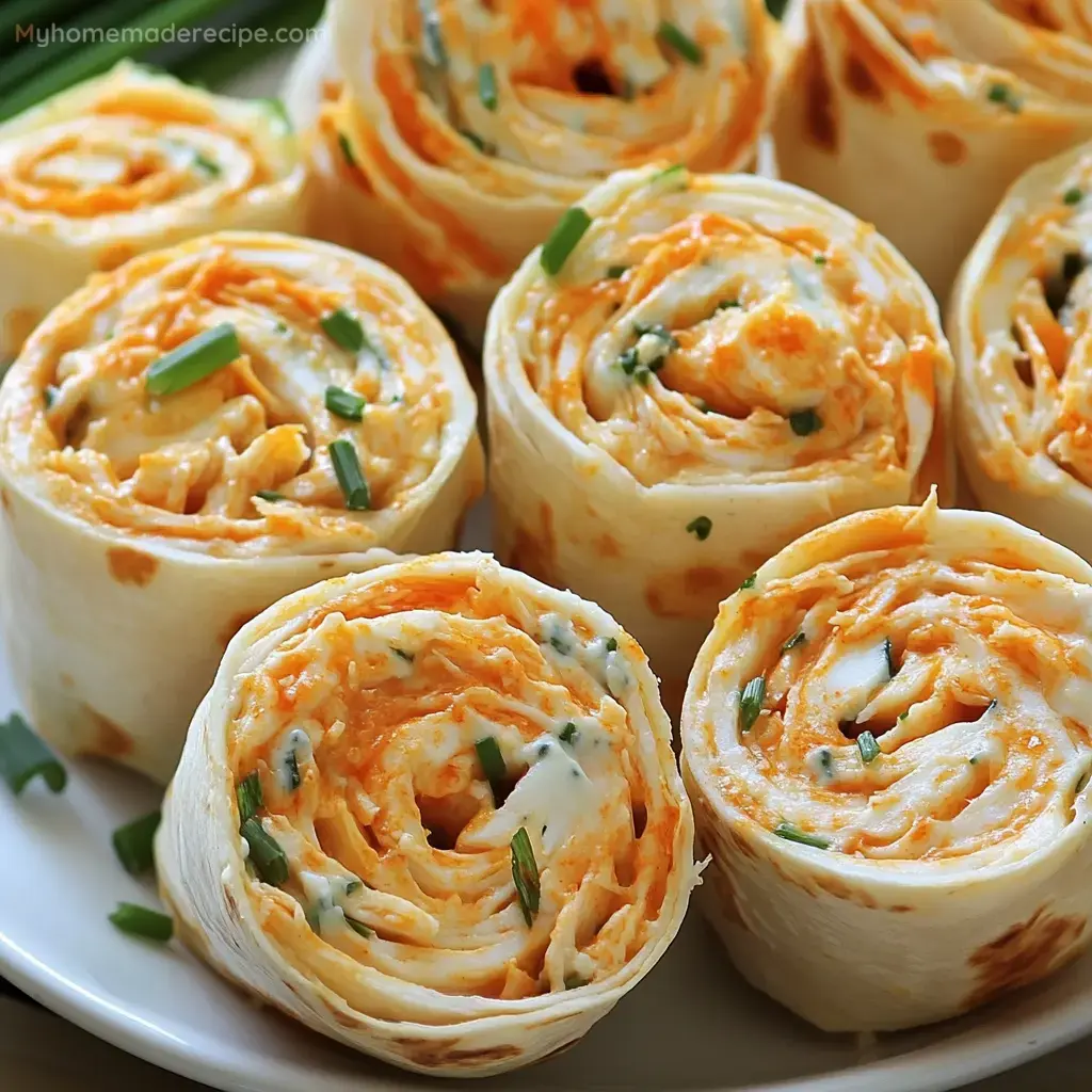 Buffalo Chicken Pinwheels