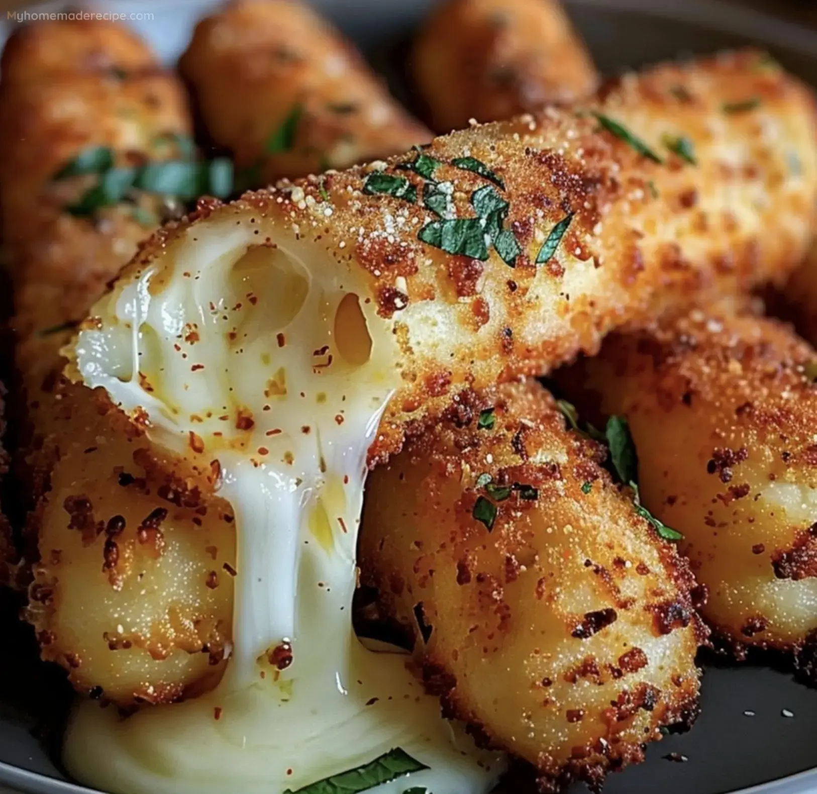 Irresistible Mozzarella Cheese Sticks with marinara sauce