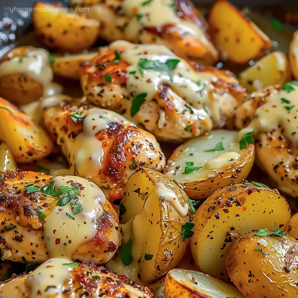 Garlic Parmesan Chicken and Potatoes