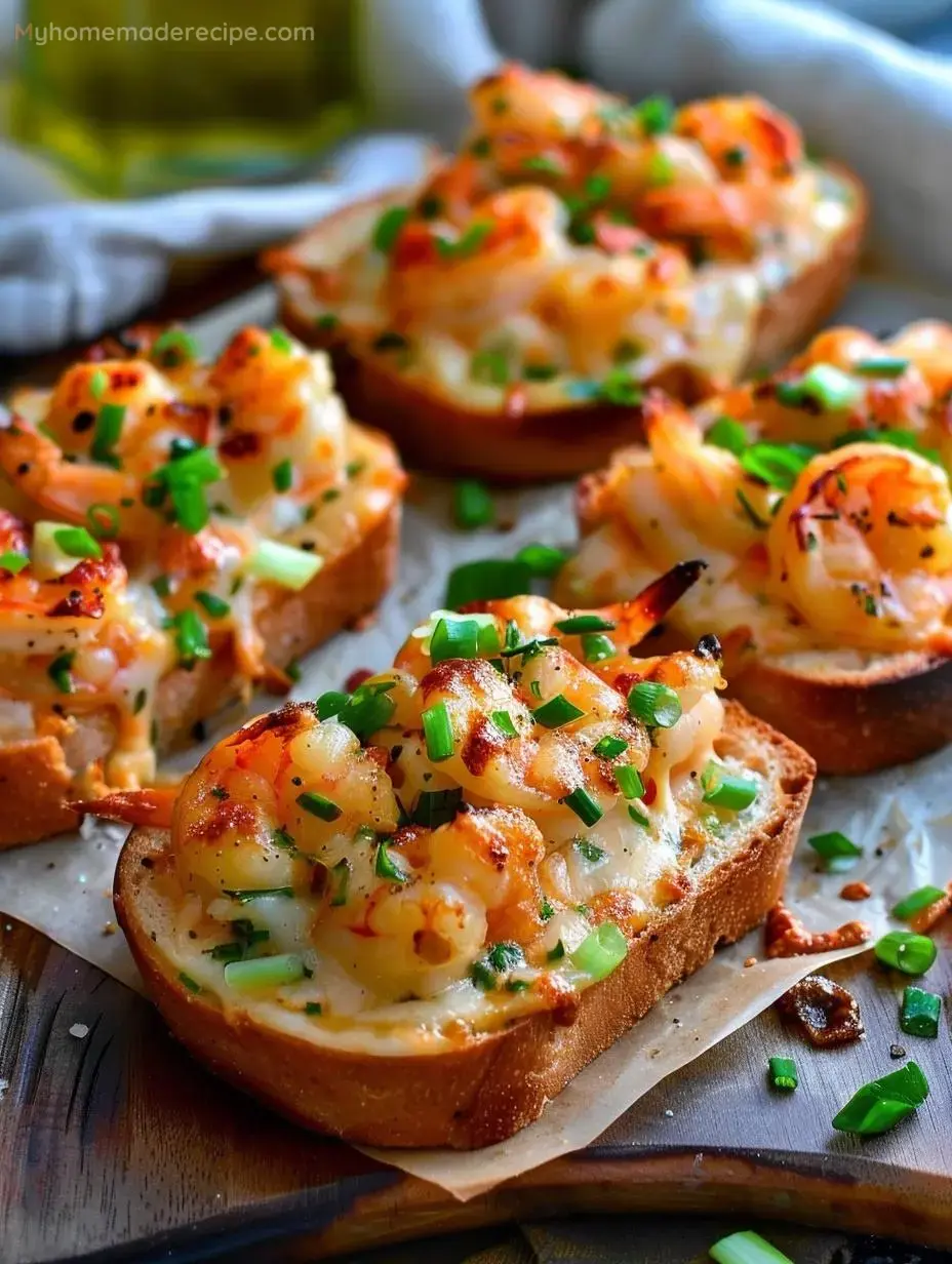 Baked Shrimp Toast on a plate