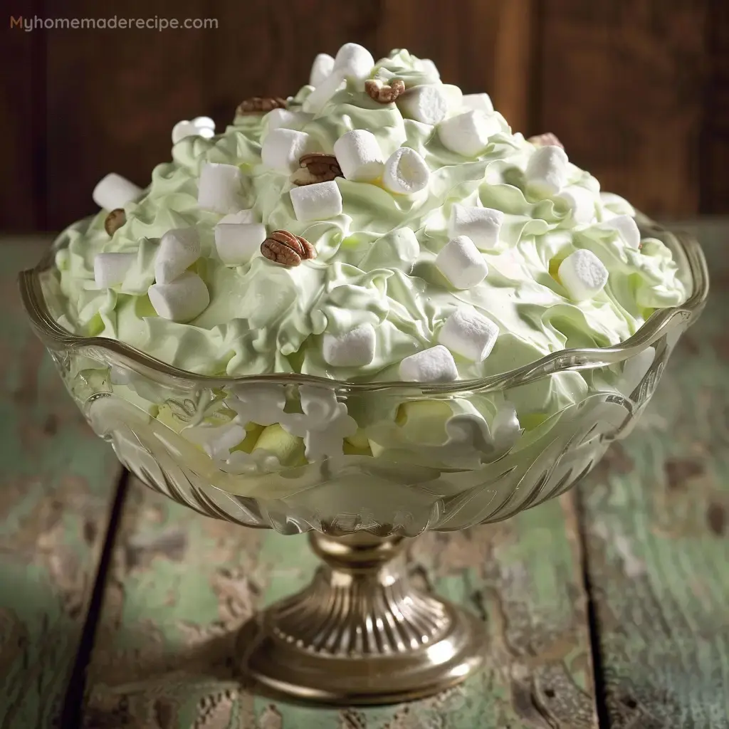 Watergate Salad in a bowl