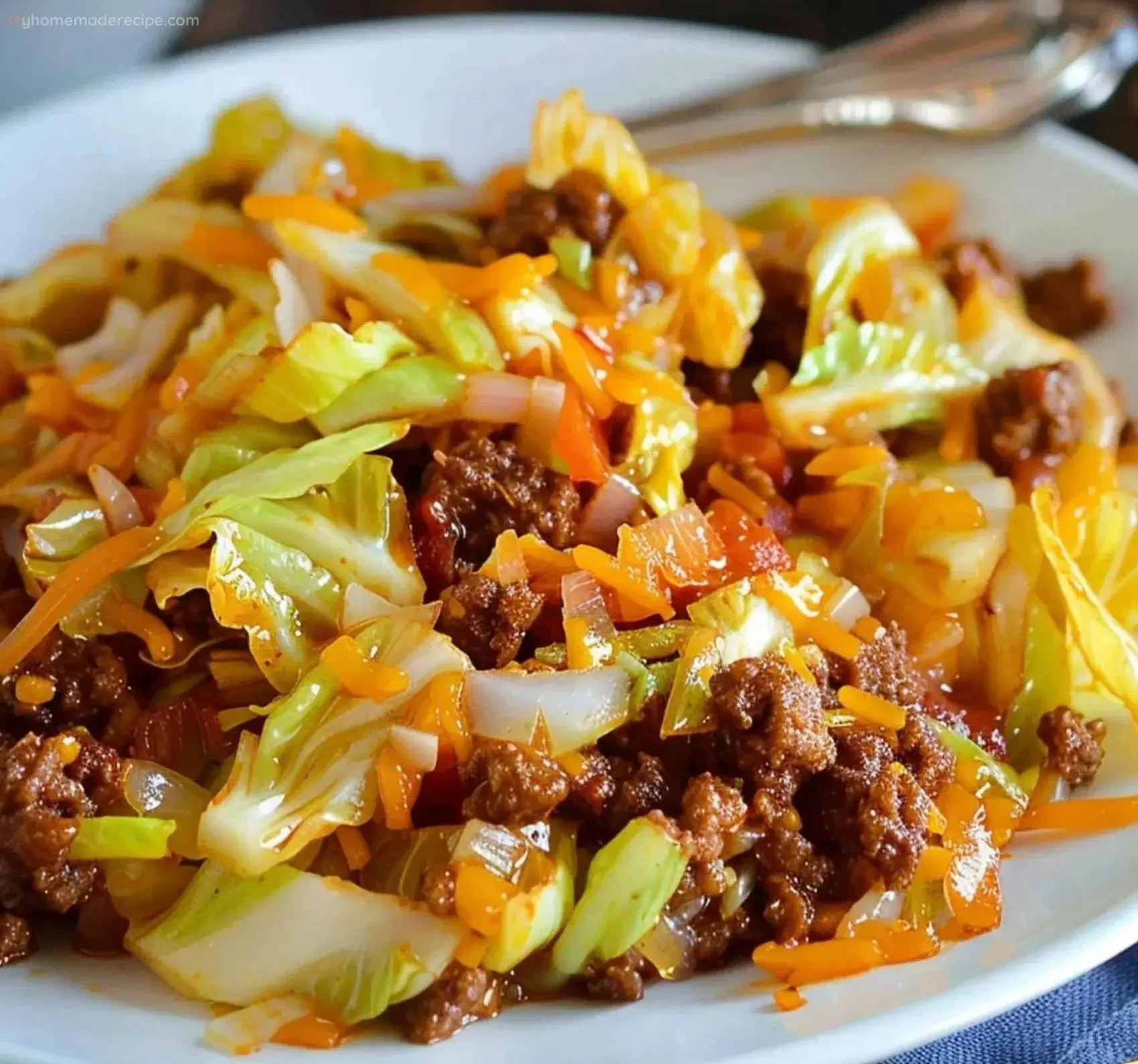 Ground Beef Taco Cabbage Skillet