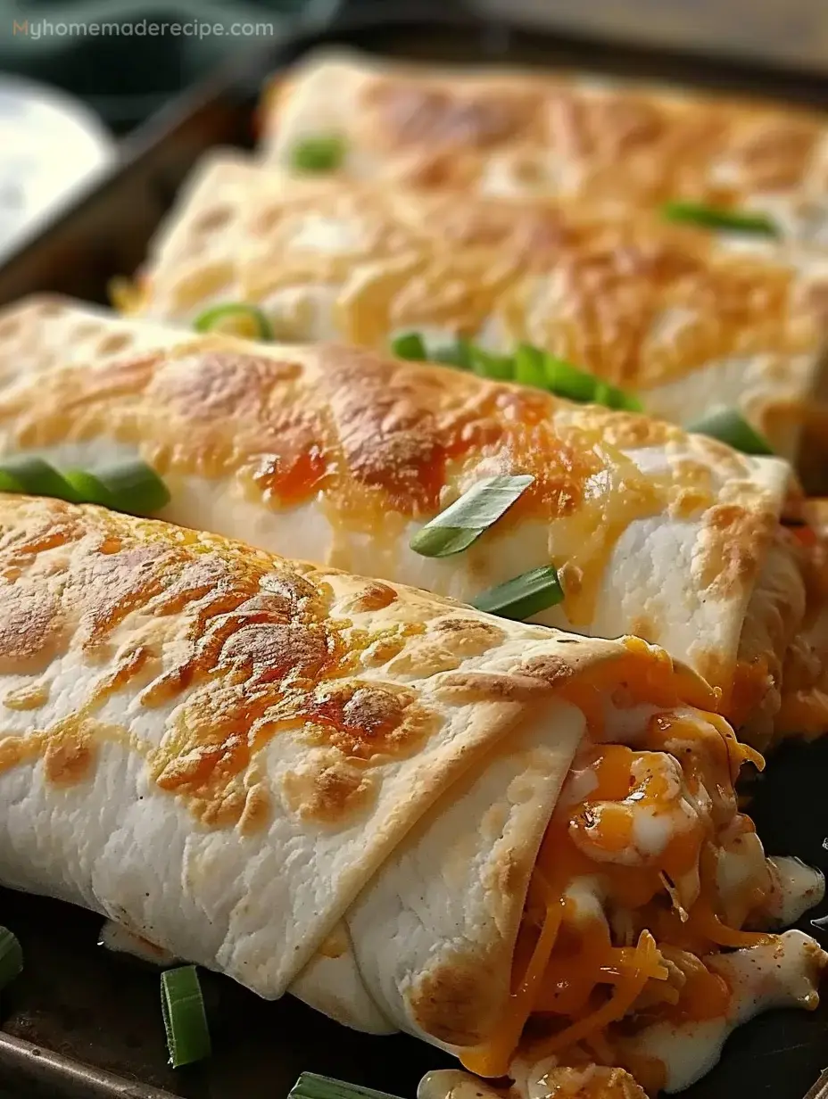 Baked Chicken Chimichangas