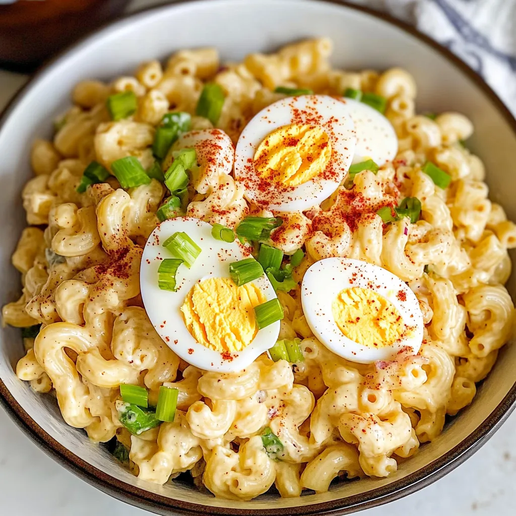 Deviled Egg Pasta Salad