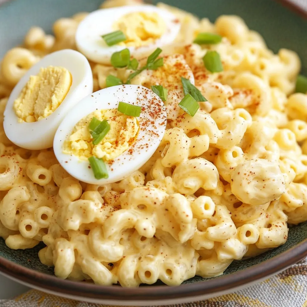 Deviled Egg Pasta Salad