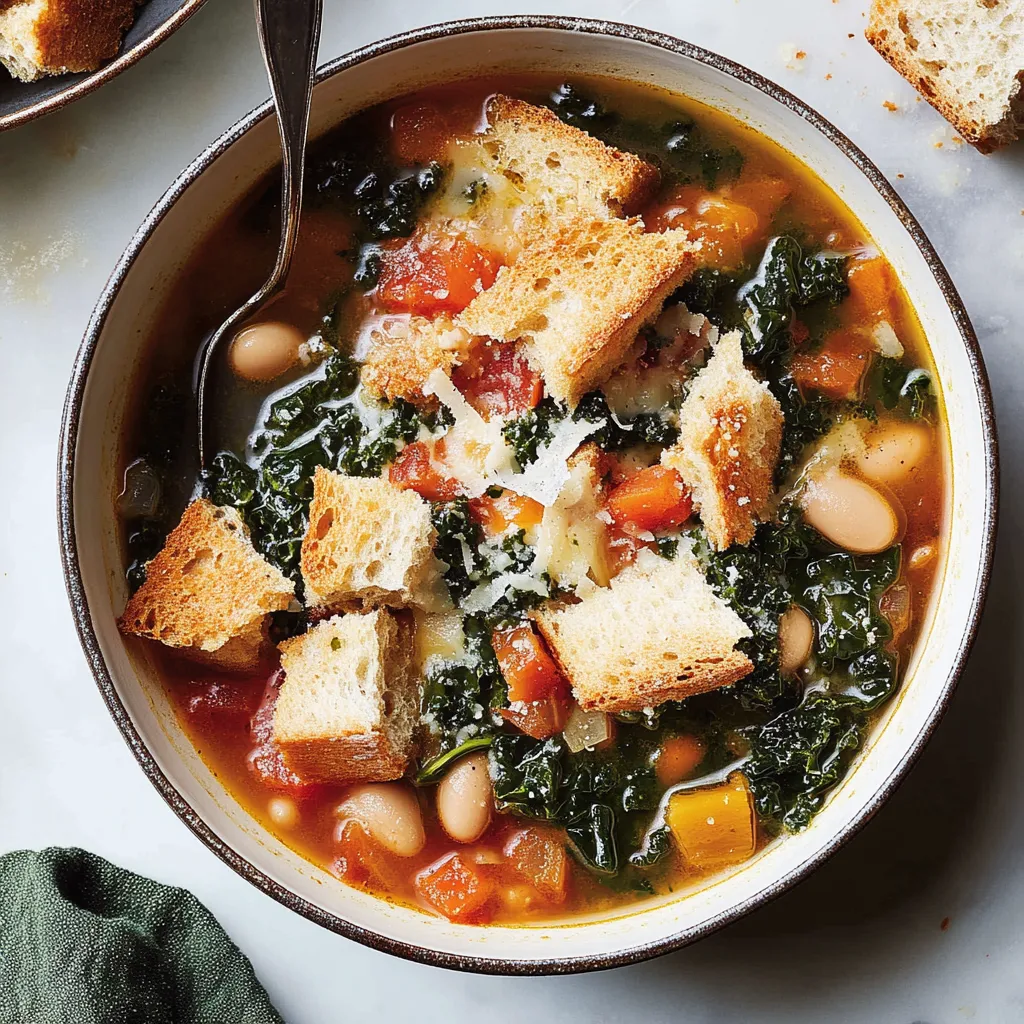 Simple Ribollita Italian Bean Soup