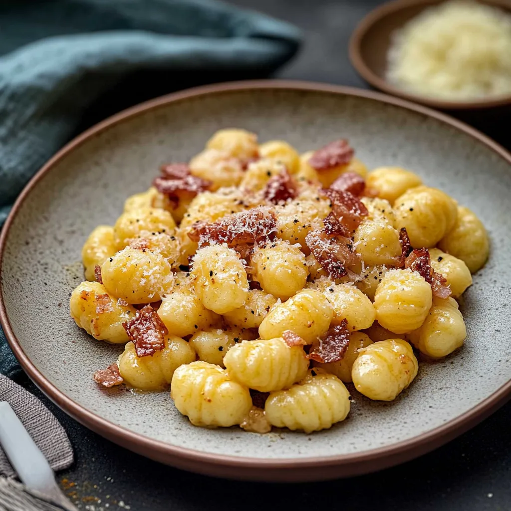 Gnocchi Carbonara