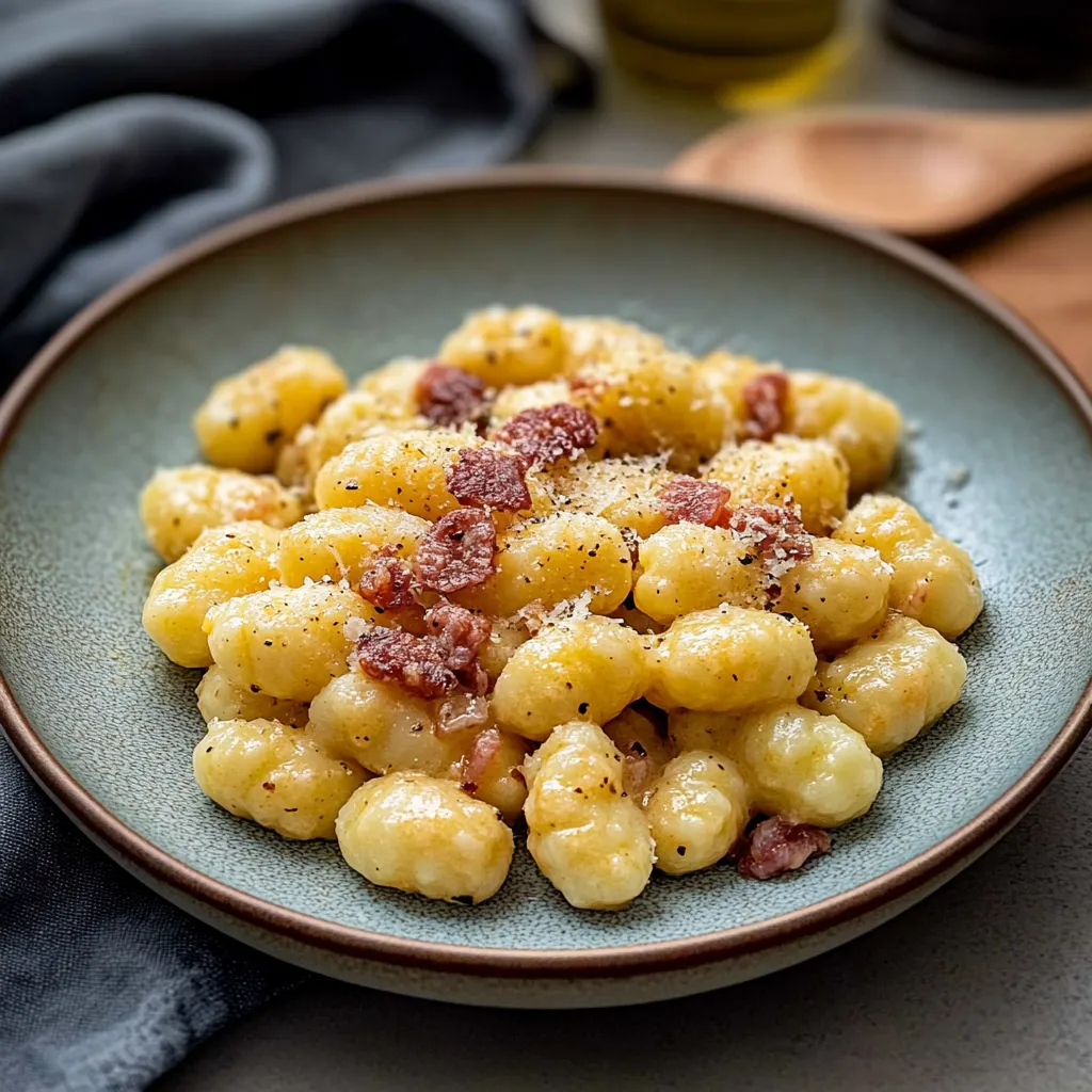 Gnocchi Carbonara