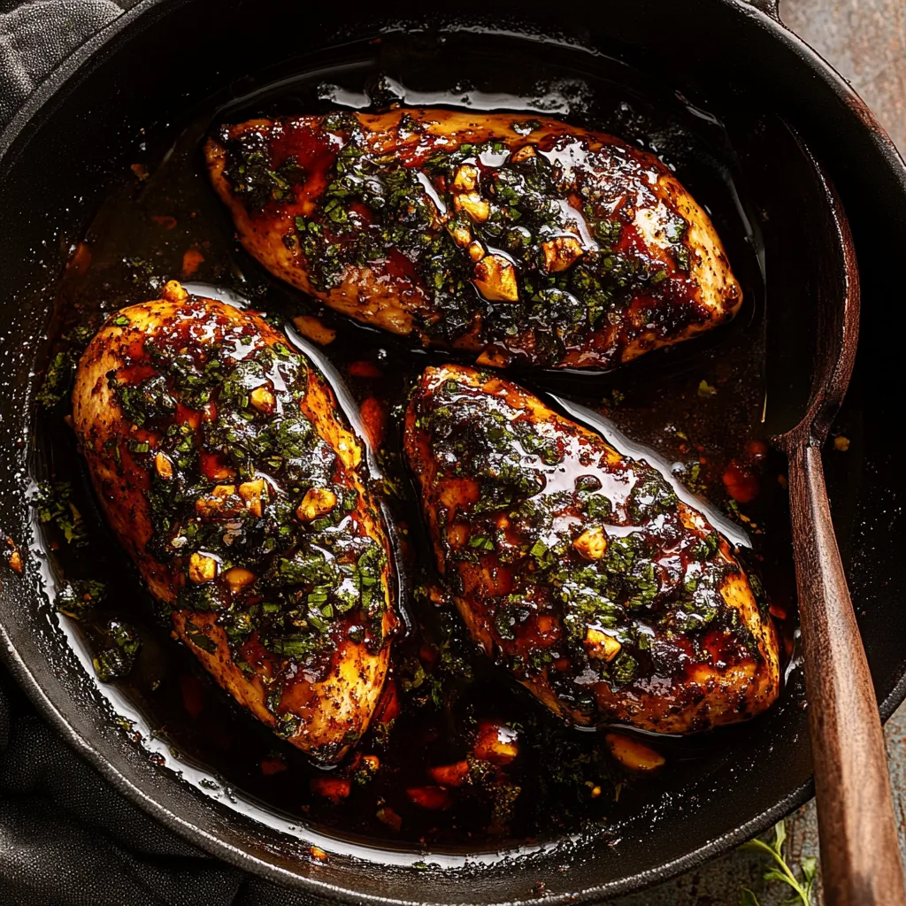 Hot Honey Baked Chicken Breasts