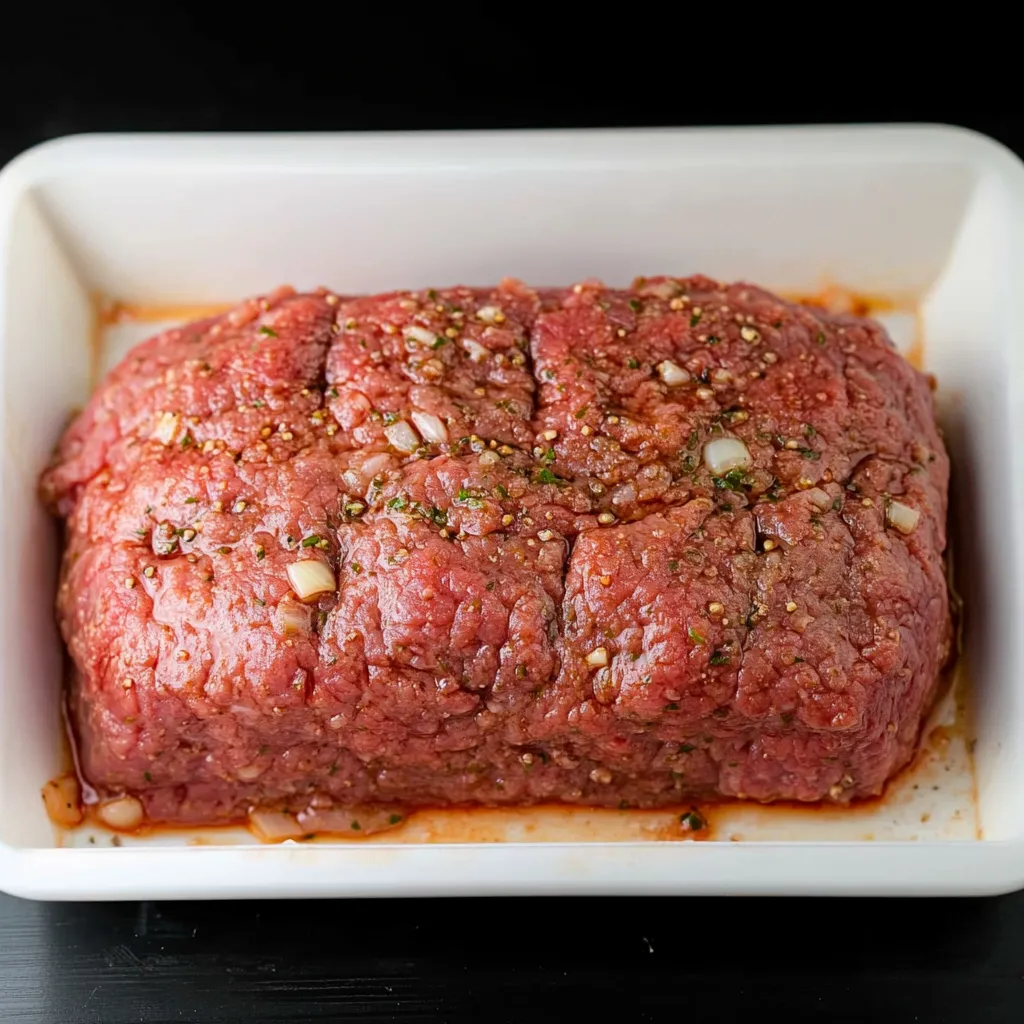 Meatloaf with Mushroom Gravy