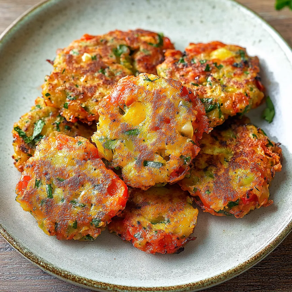 Golden Greek tomato fritters with fresh herbs and feta, a crispy and flavorful Mediterranean appetizer or snac