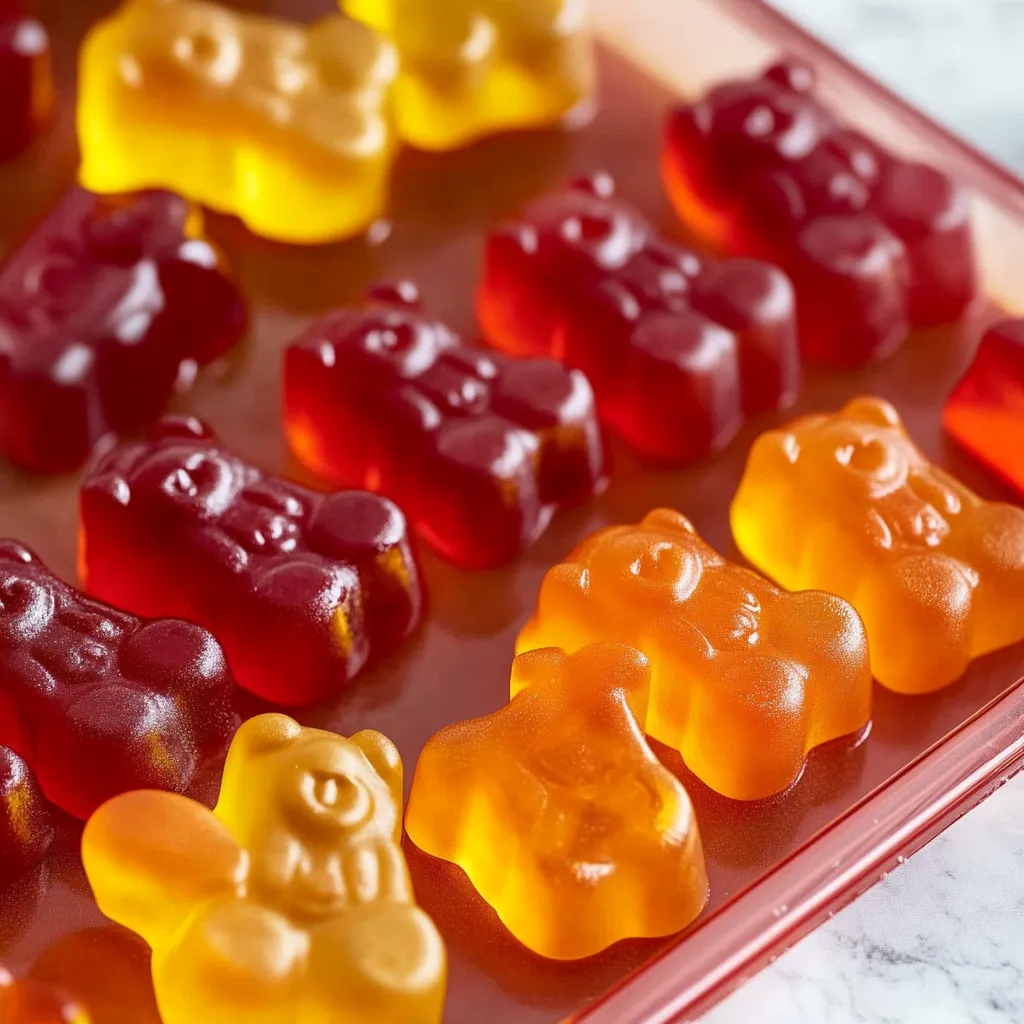 Homemade Gummy Bears Candies