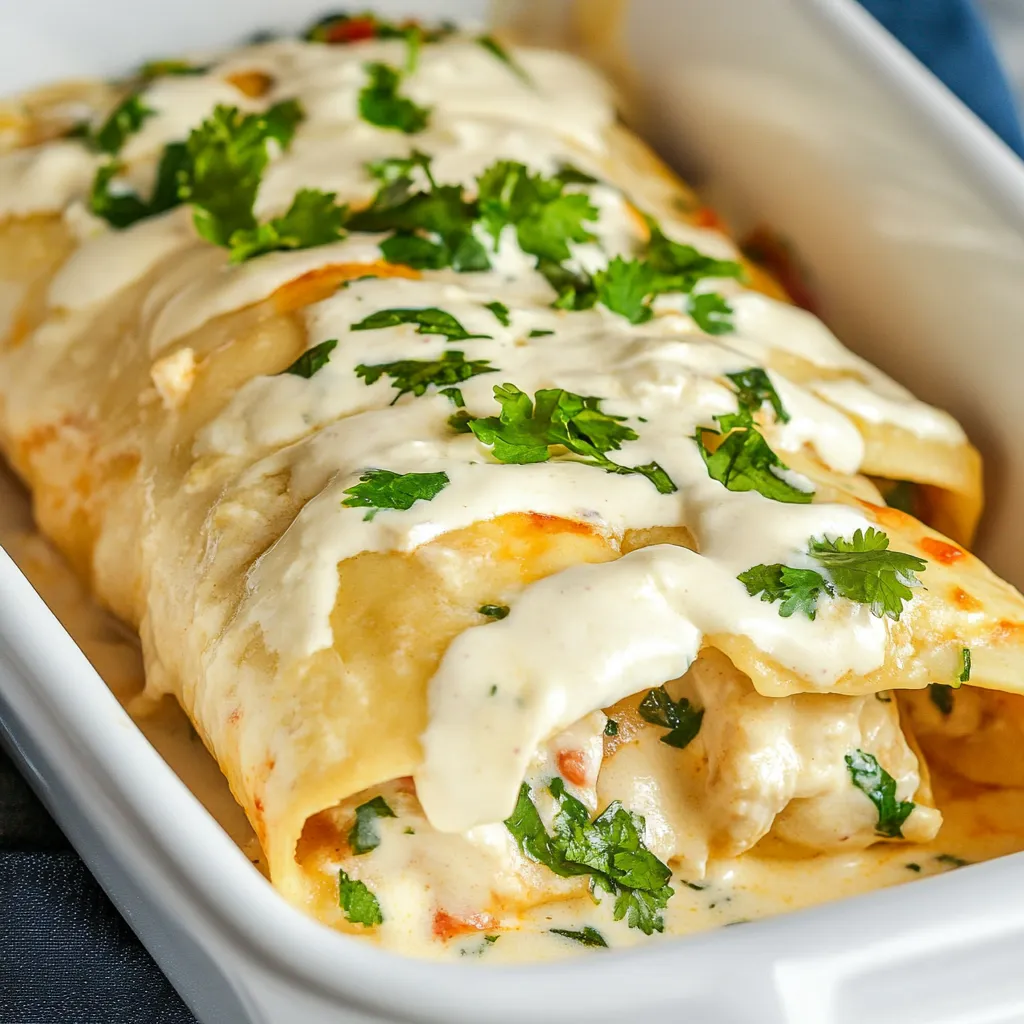 Amazing Sour Cream Chicken Enchiladas Recipe