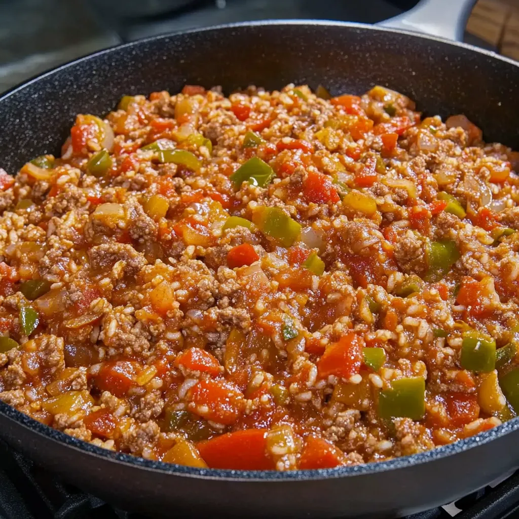 Delicious Unstuffed Pepper Skillet Recipe