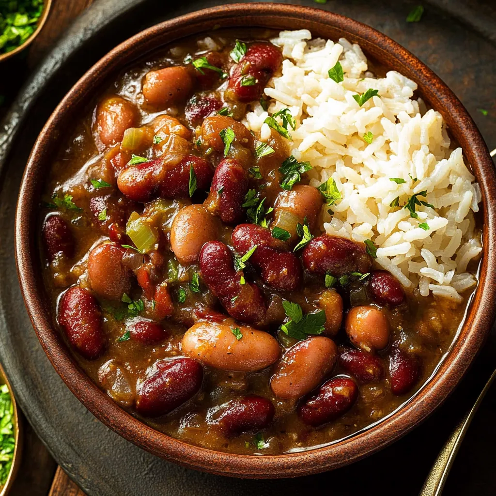 Louisiana Red Beans and Rice Recipe