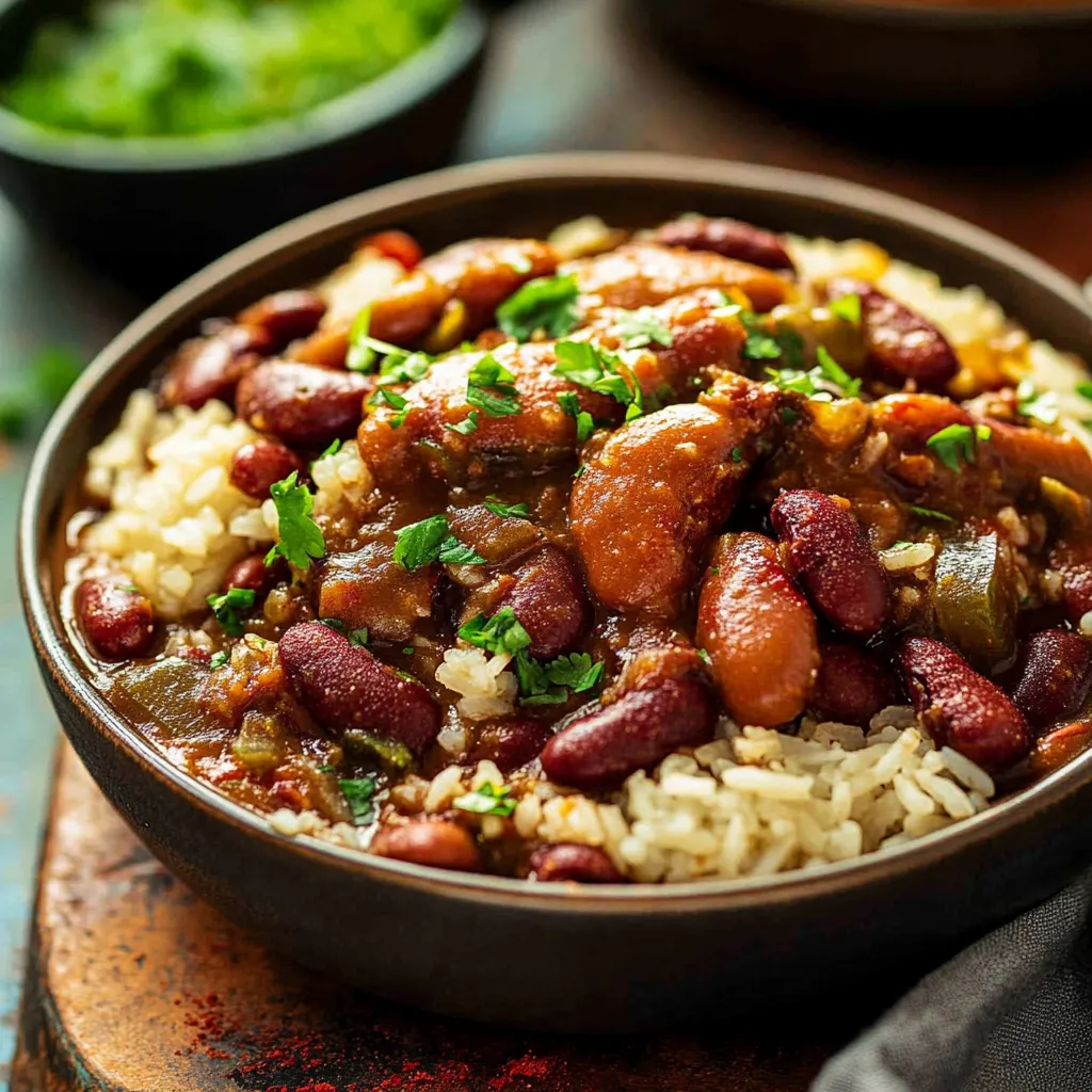 Winter Authentic Louisiana Red Beans and Rice Recipe