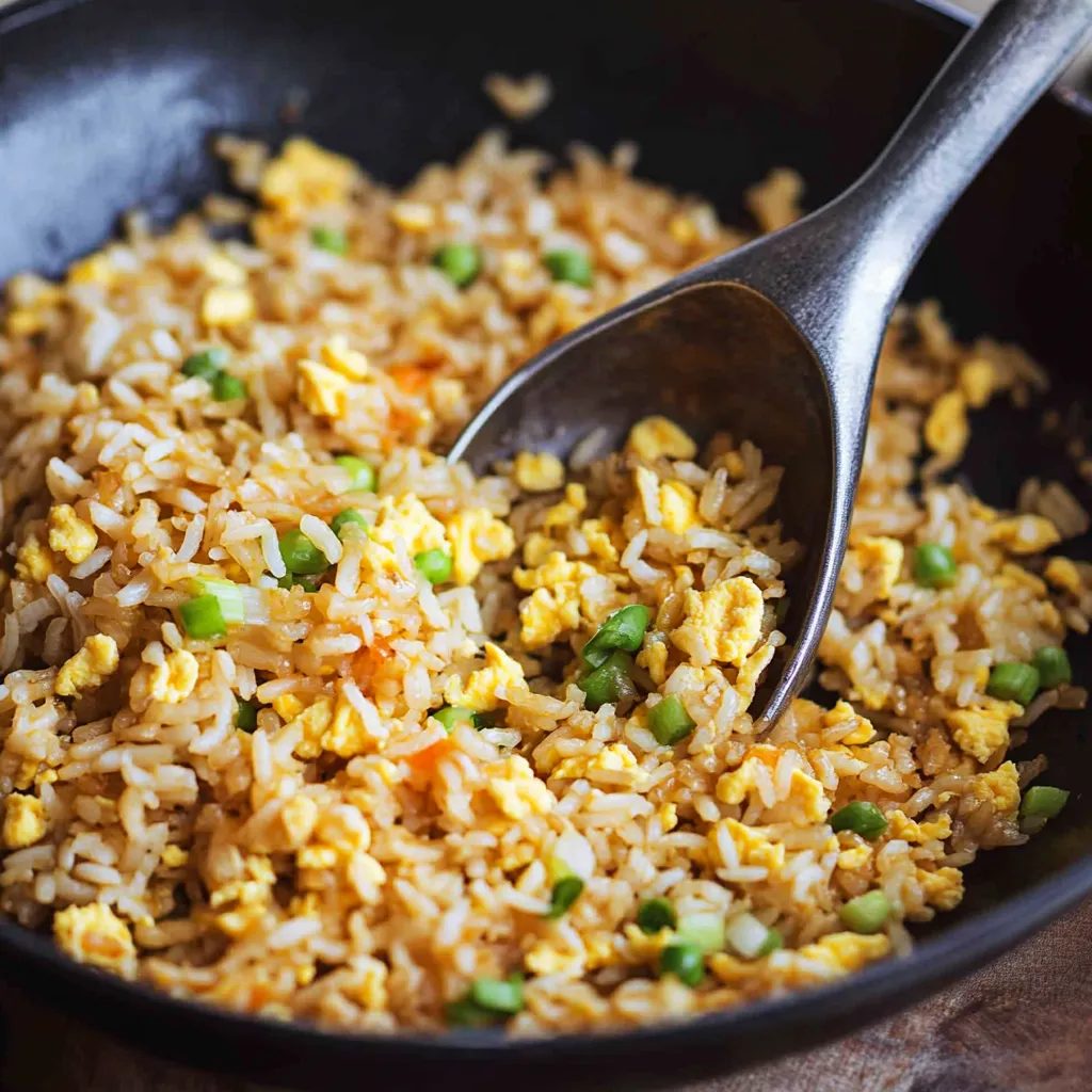 6 Ingredients Easy Egg Fried Rice Recipe