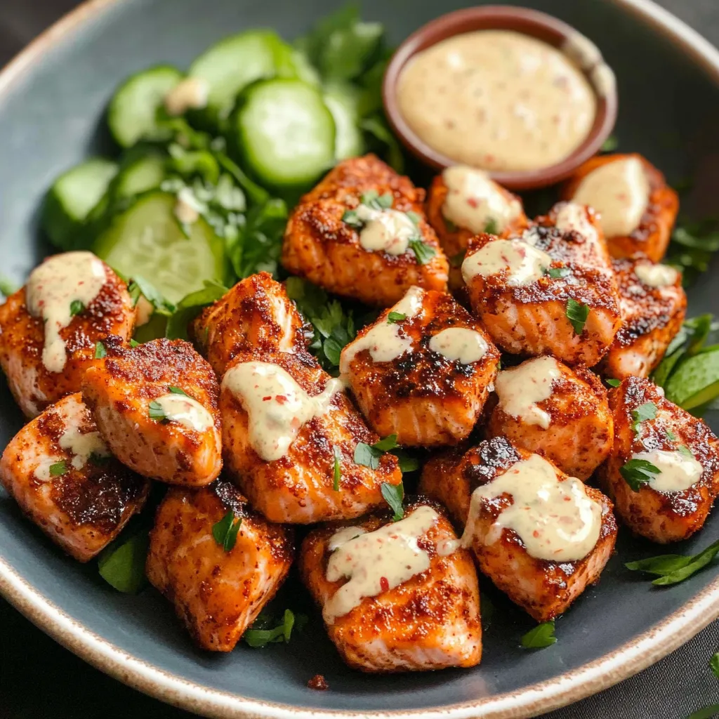 15-Minute Bang Bang Salmon Bites Recipe