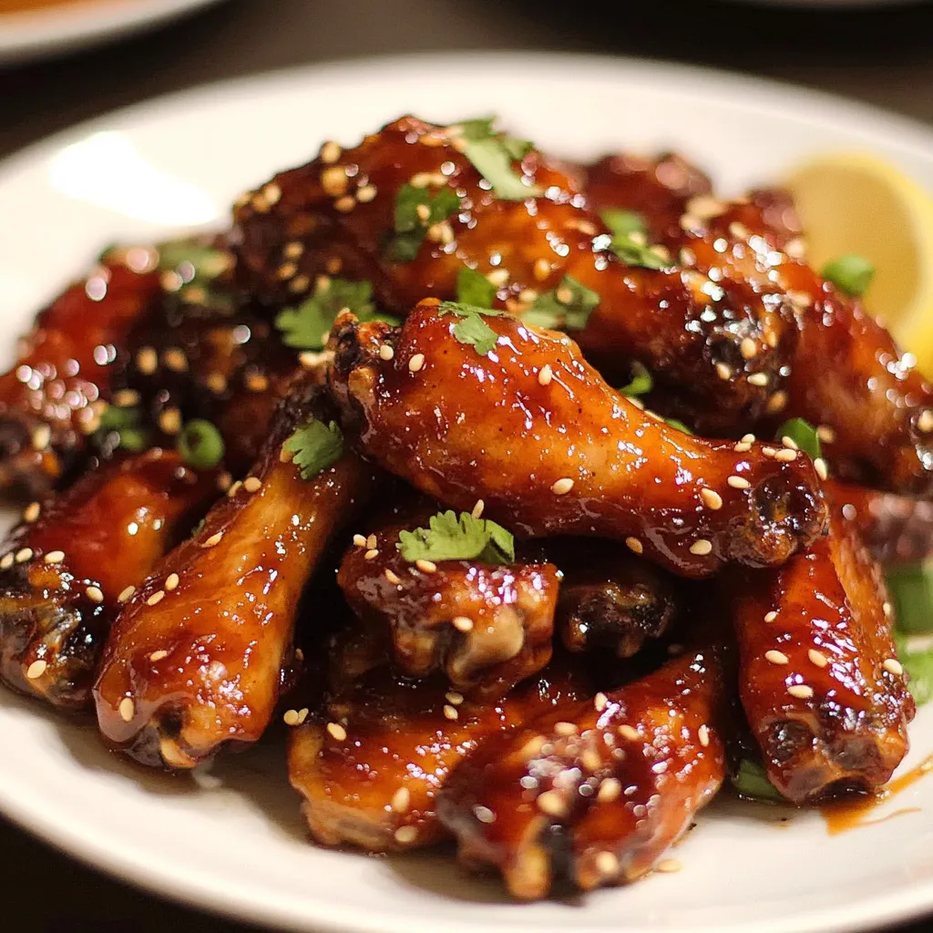 Family Sticky Baked Chinese Chicken Wings