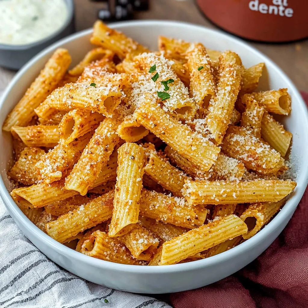 Air Fryer Pasta Chips Recipe. Crispy and Crunchy