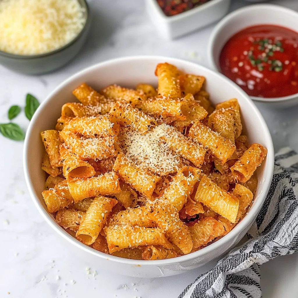 Crunchy Air Fryer Pasta Chips