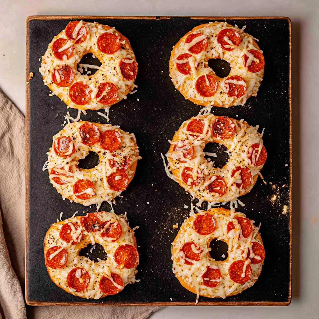 Air Fryer Pizza Bagels