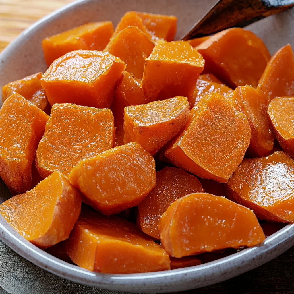 Classic Southern candied sweet potatoes, a comforting and flavorful side dish.