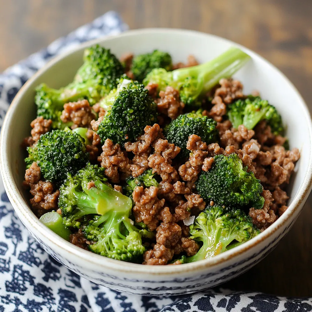 Easy Ground Beef Broccoli Recipe