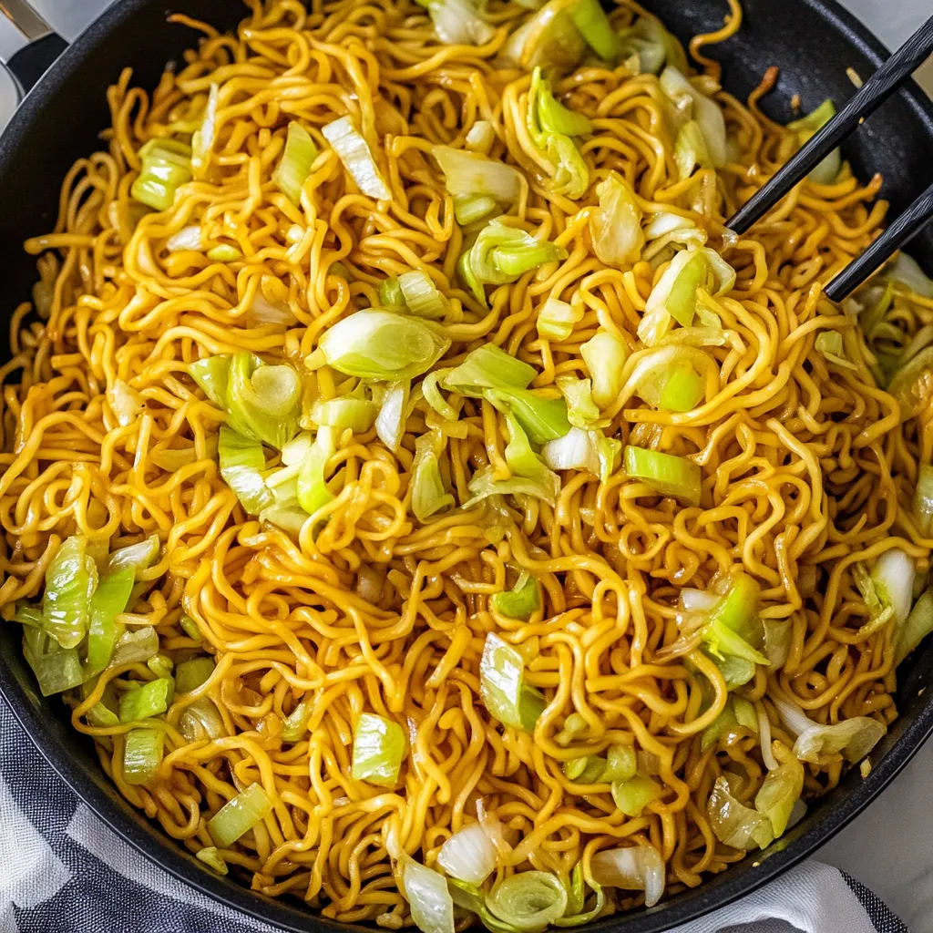 Close-up Panda Express Chow Mein (Copycat)