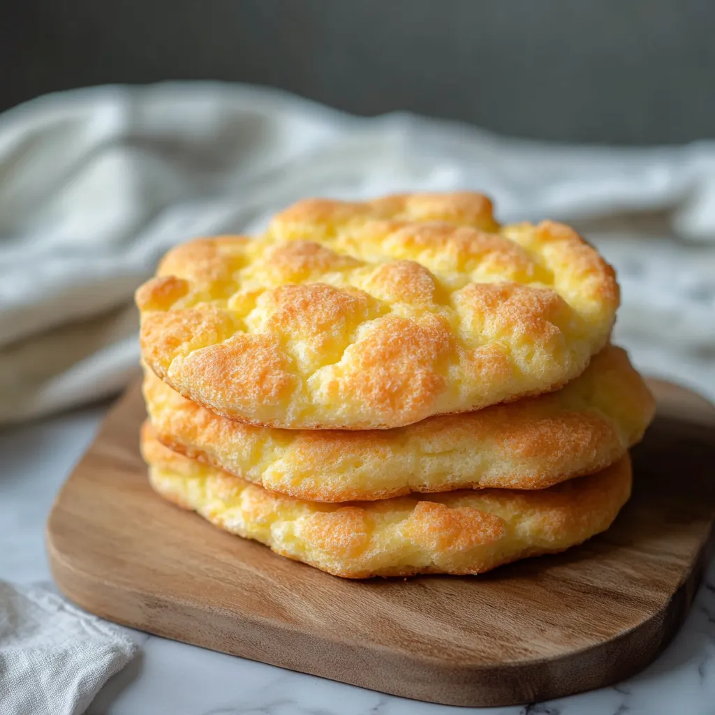 Delicious keto cloud bread, soft and airy, ideal for any low-carb meal plan.