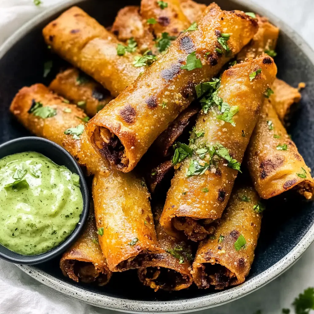 Crispy Baked Vegan Taquitos