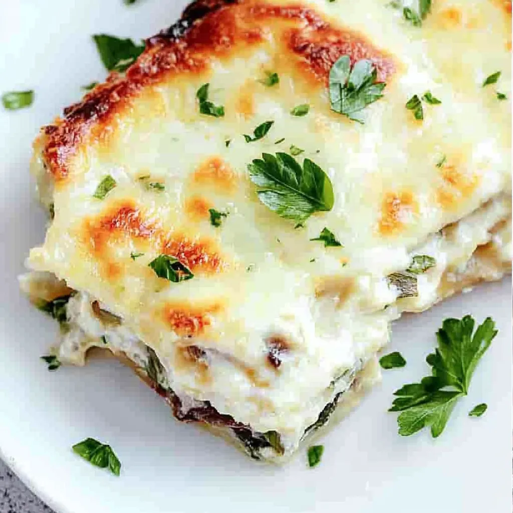 Tasty Vegetable Lasagna with White Sauce Recipe