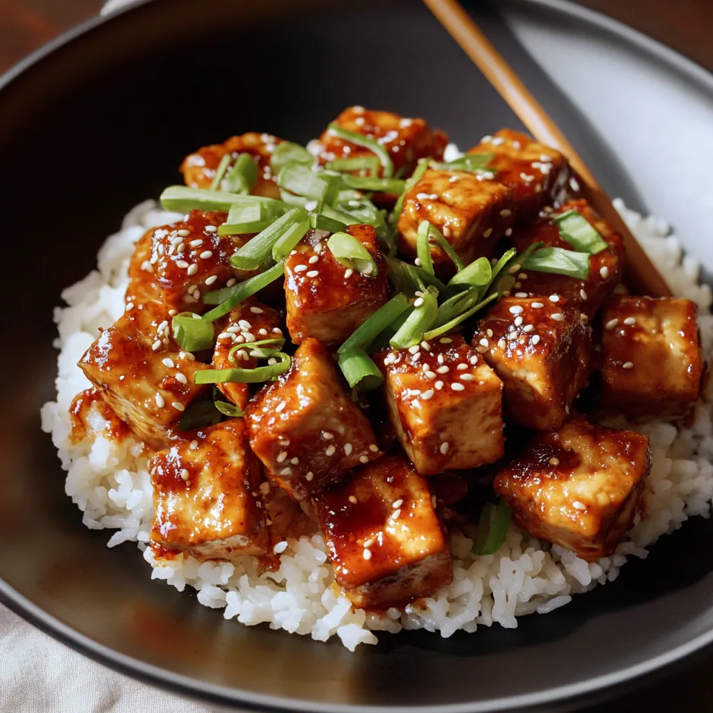 Crispy Chili Crunch Tofu