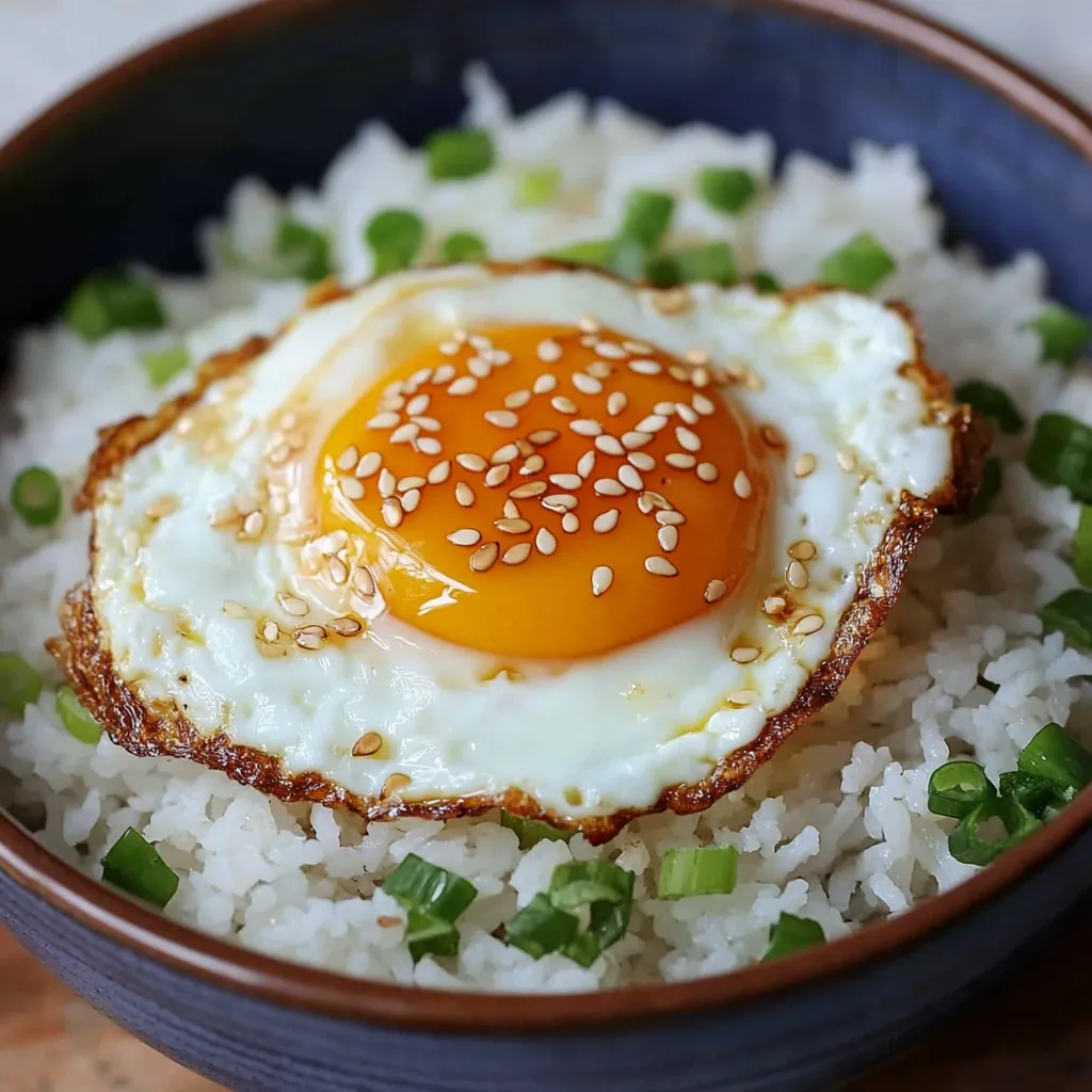 10 min Easy Korean Egg Rice Recipe