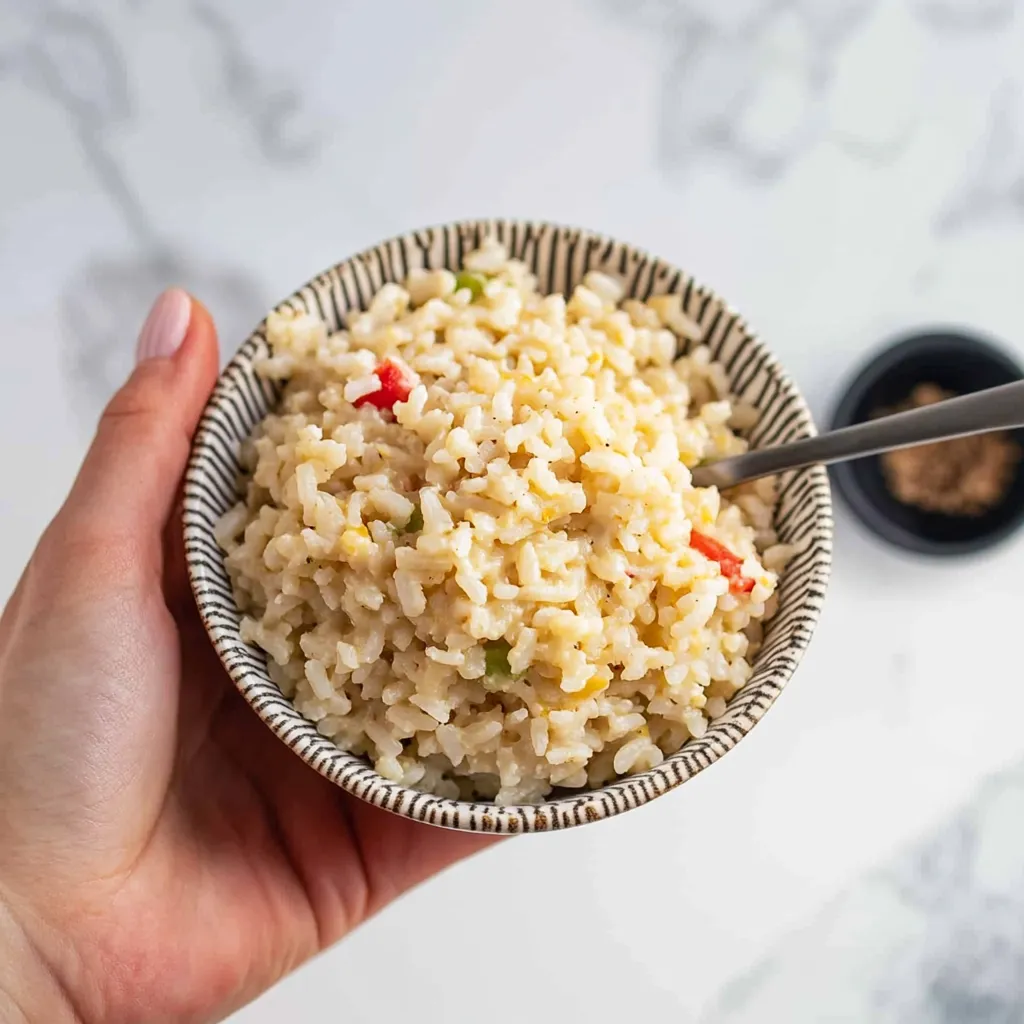 Easy Cheesy Rice (With Veggies!)