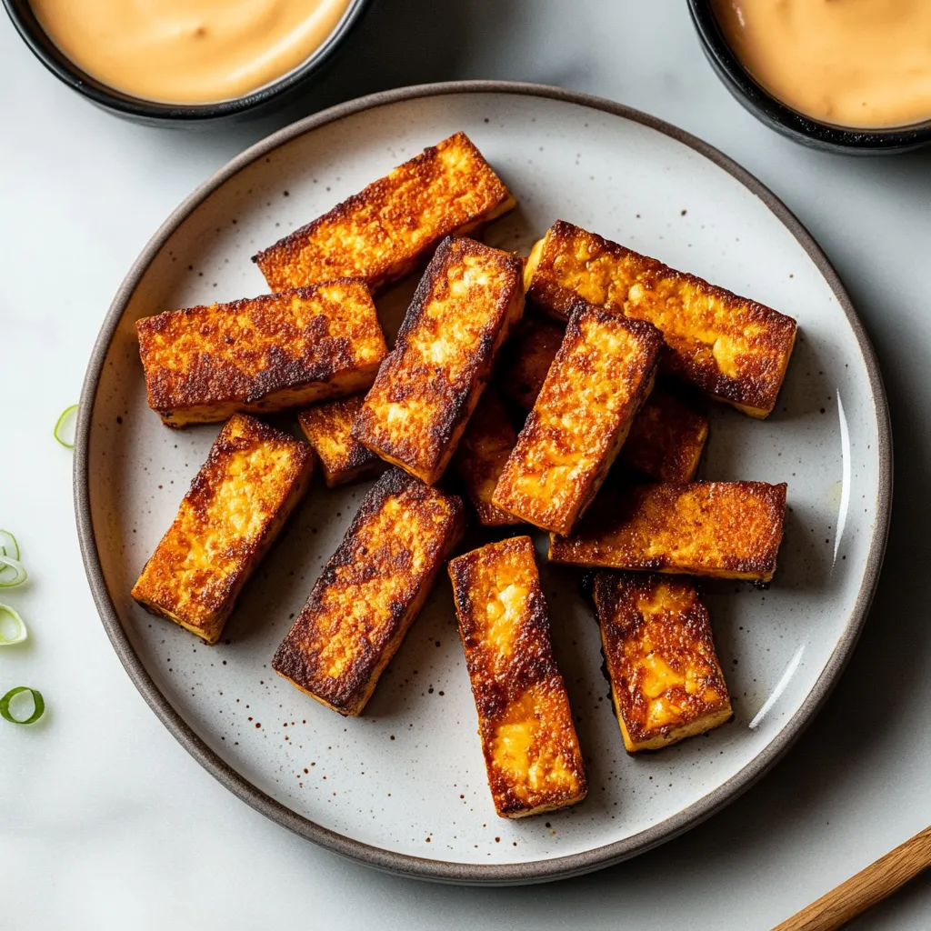 Easy Crispy Air Fryer Tofu Recipe