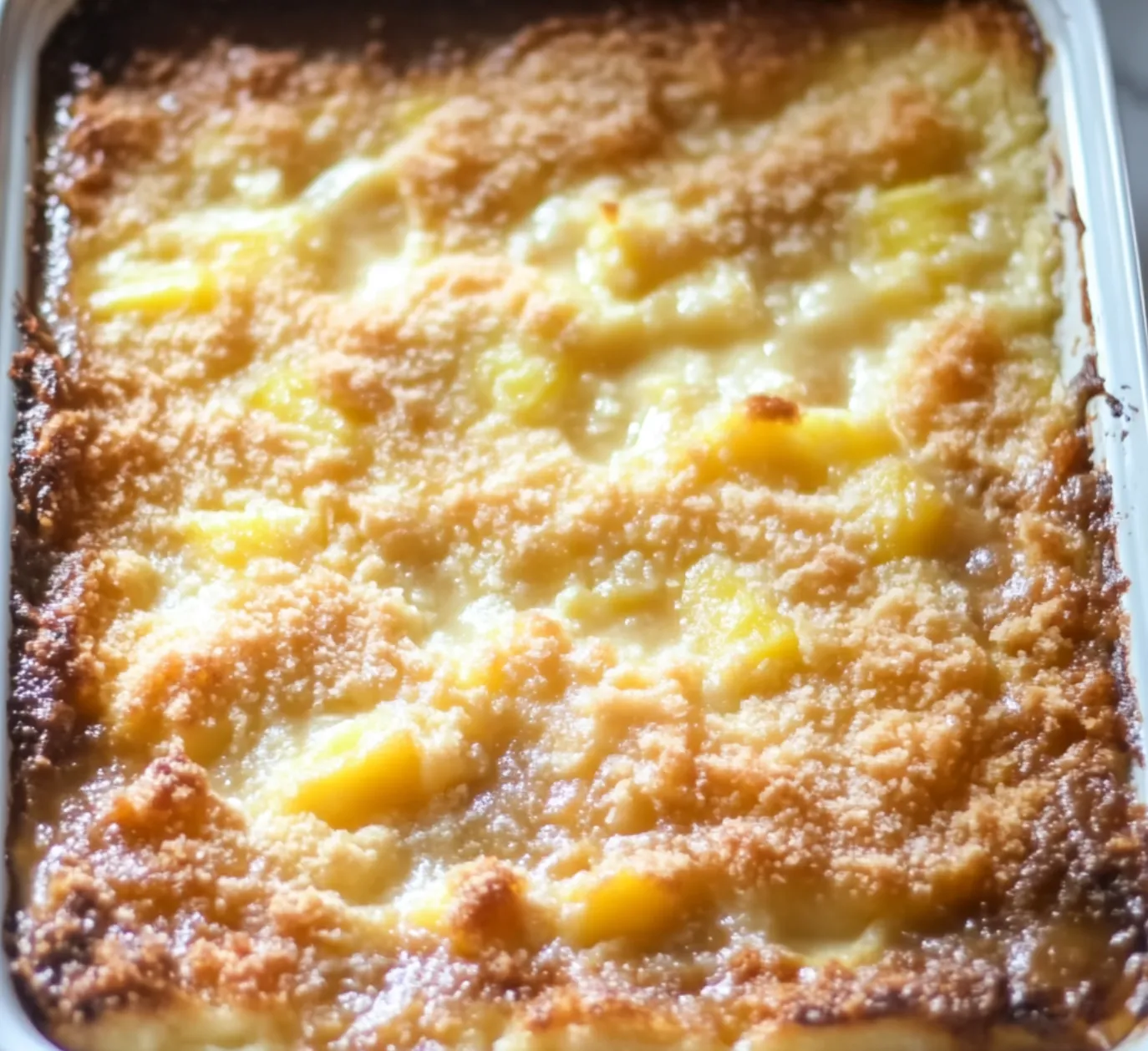 Pineapple Dump Cake with Condensed Milk Recipe