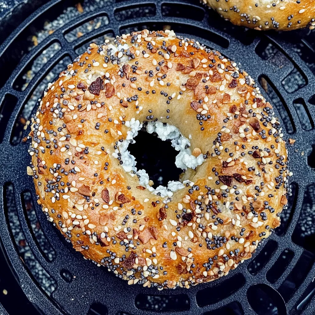 Protein Bagels with Cottage Cheese