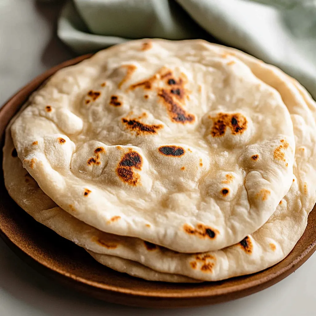 Sourdough Naan Flatbread Recipe