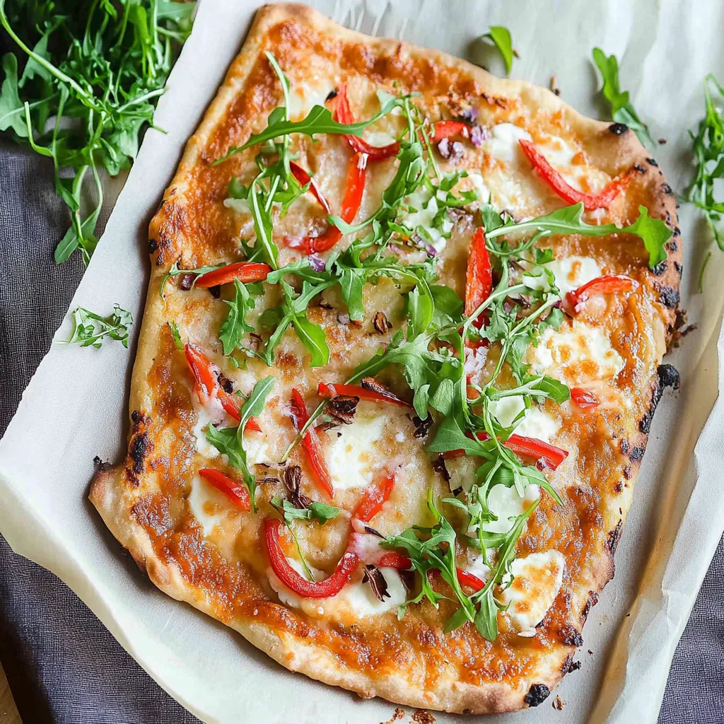 Homemade Cottage Cheese Flatbread