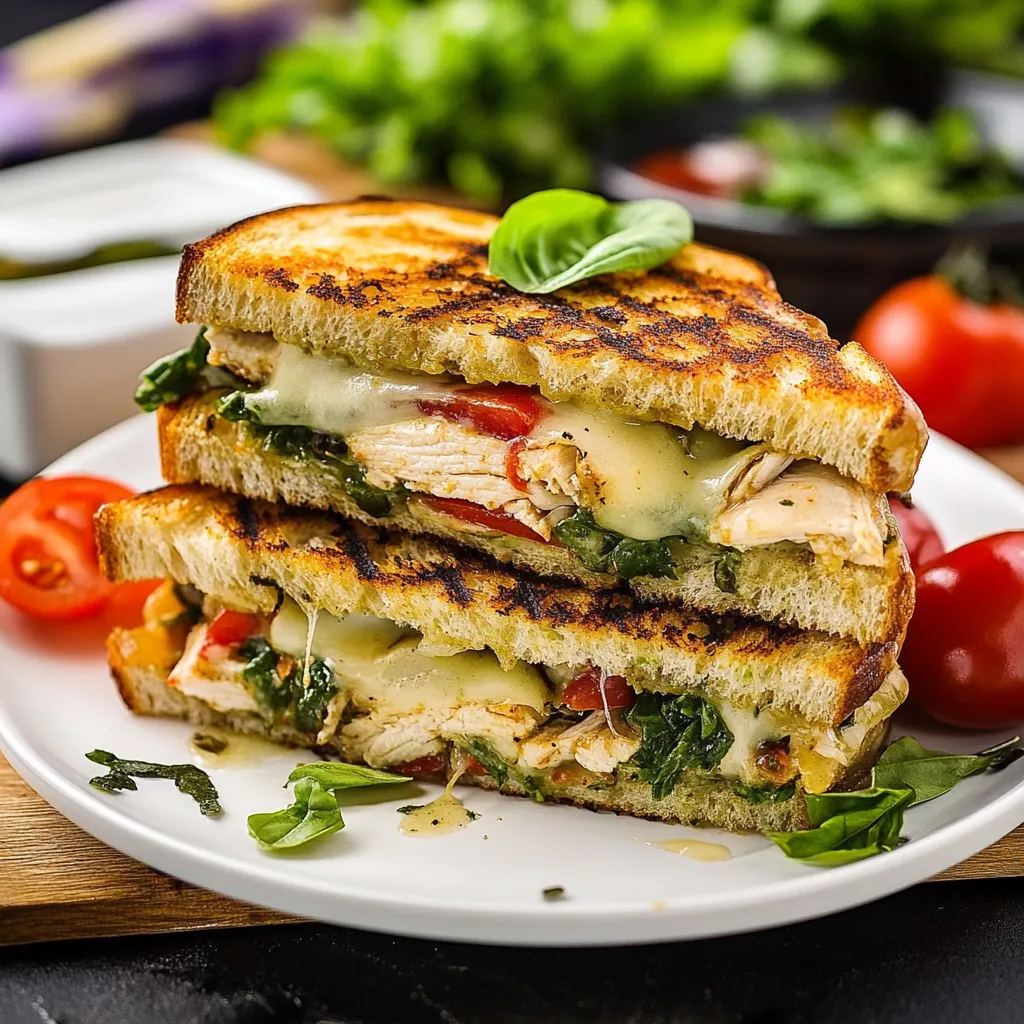 Crusty Italian Chicken Panini Recipe