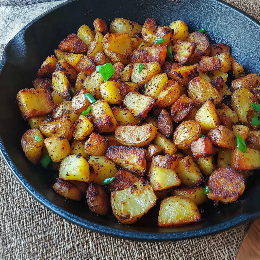 Easy Quick Bangin’ Breakfast Potatoes Recipe