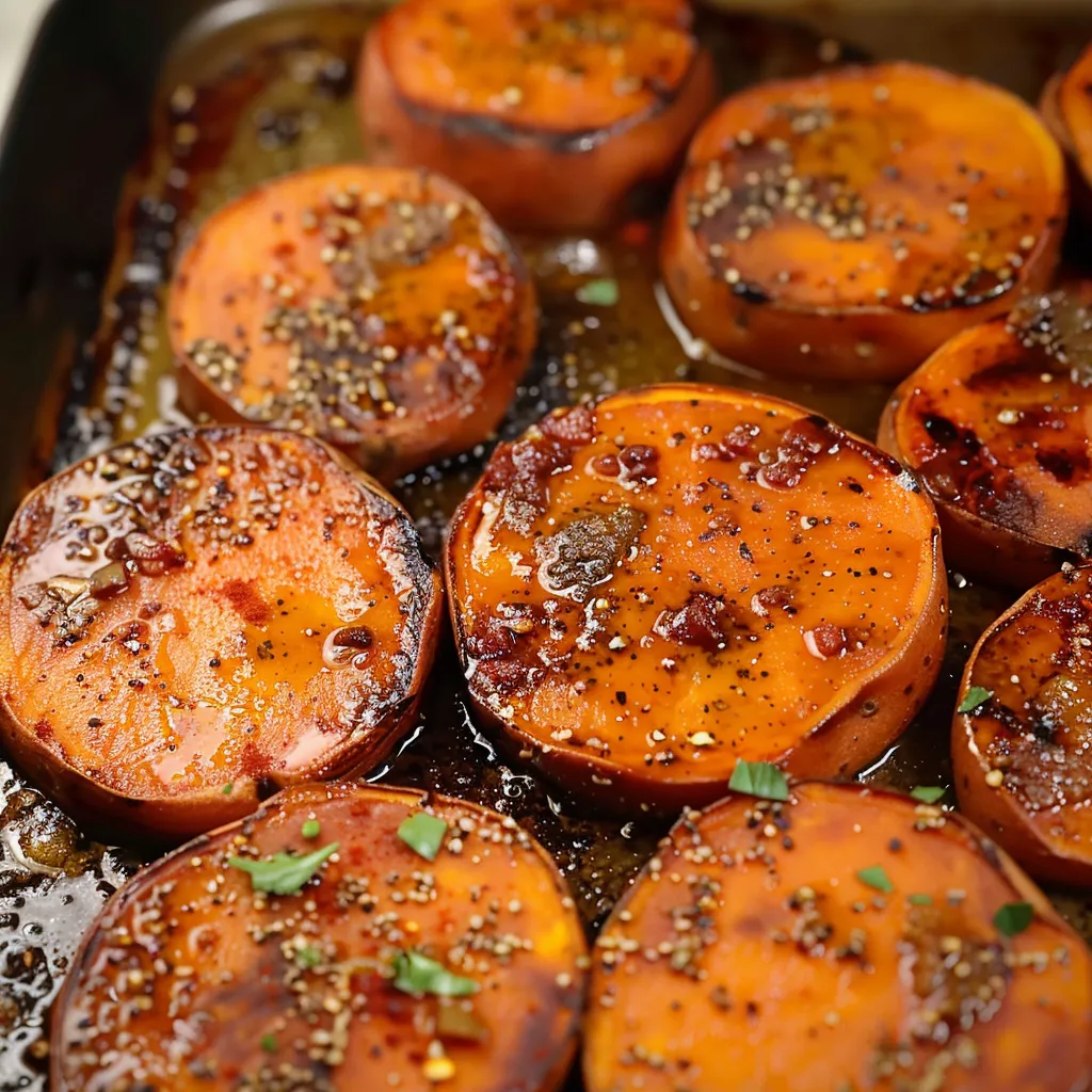 Spiced Jamaican sweet potato, a flavorful side dish with warm Caribbean spices.