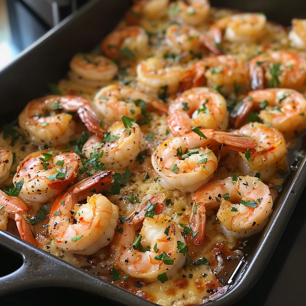 Garlic Parmesan Roasted Shrimp