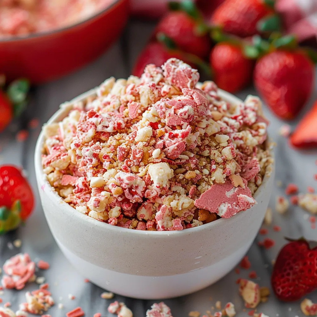 A bowl of strawberries and nuts.